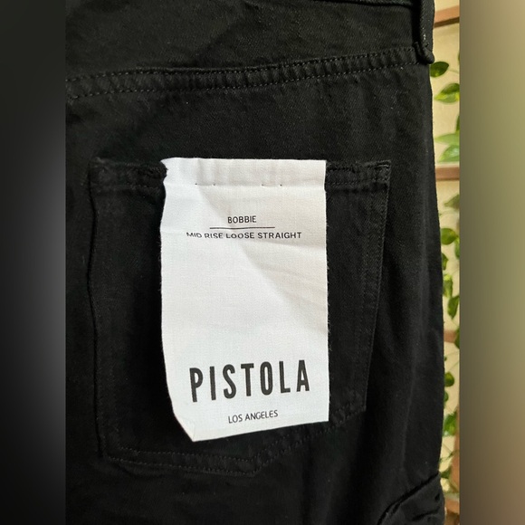 ▪️Pistola Revolve Bobbie Mid Rise Loose Fit Cargo Utility Pants Abyss Black 31 - Picture 10 of 13